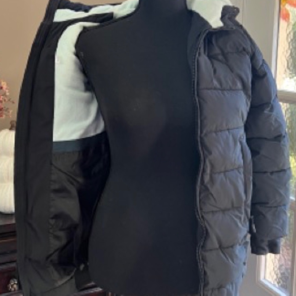 All In Motion Girls Coat Fleece Lining Puffer Jacket M (7-8)